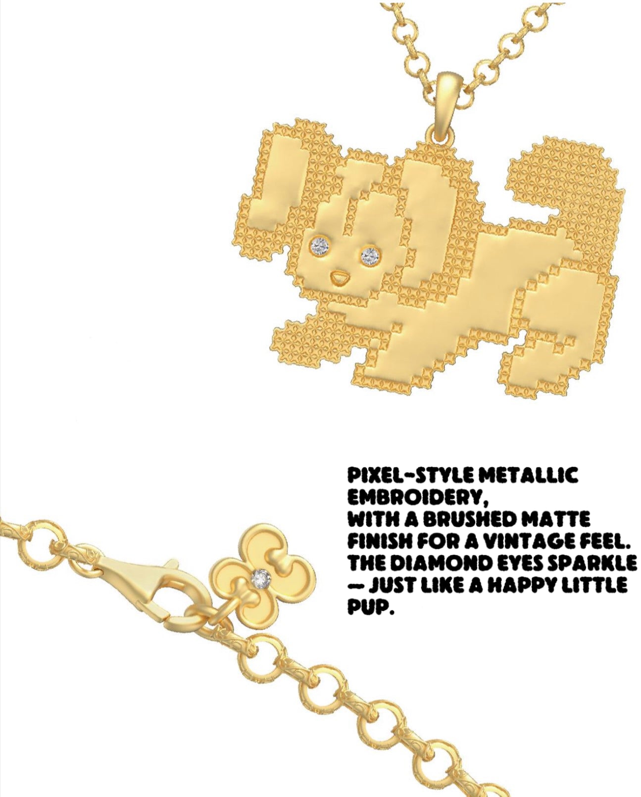 Puppy Club| Long Chain Necklace