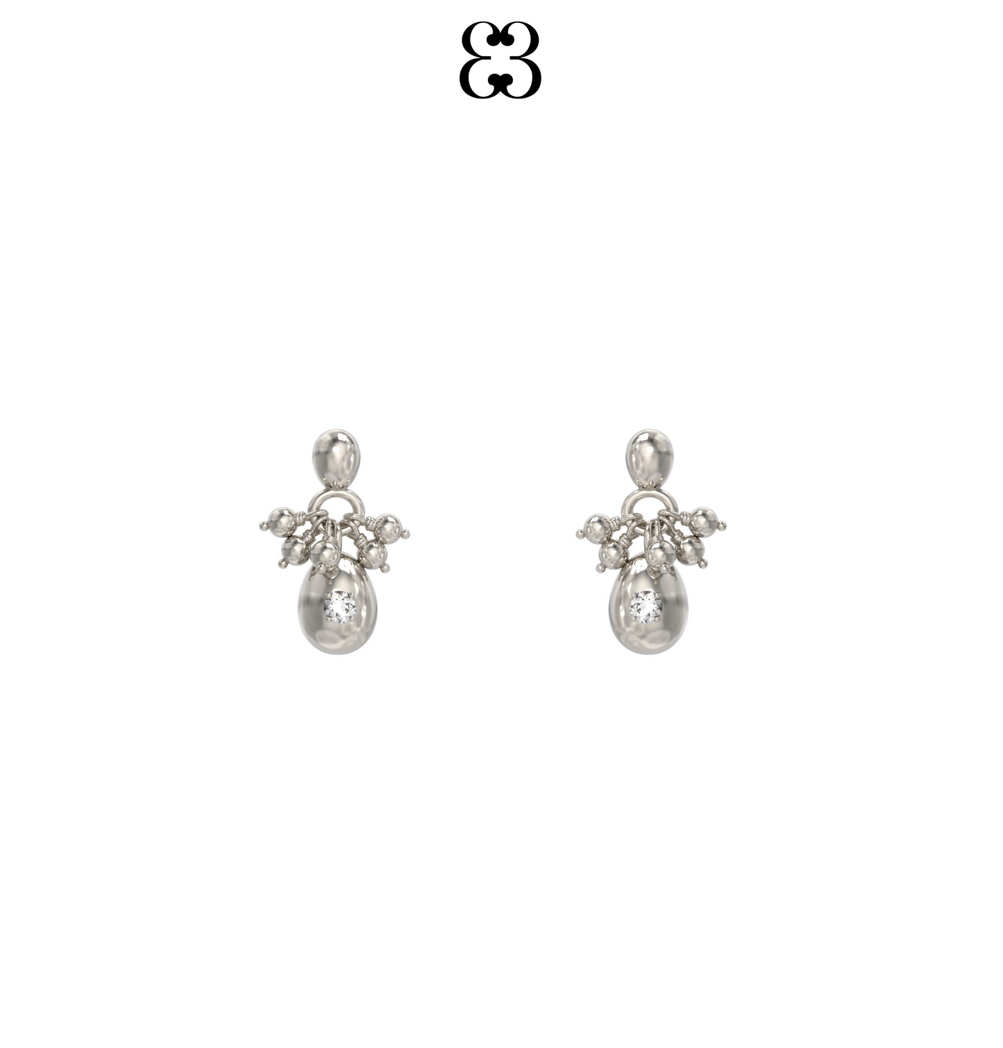 Tassel Eggy Pendant Earrings