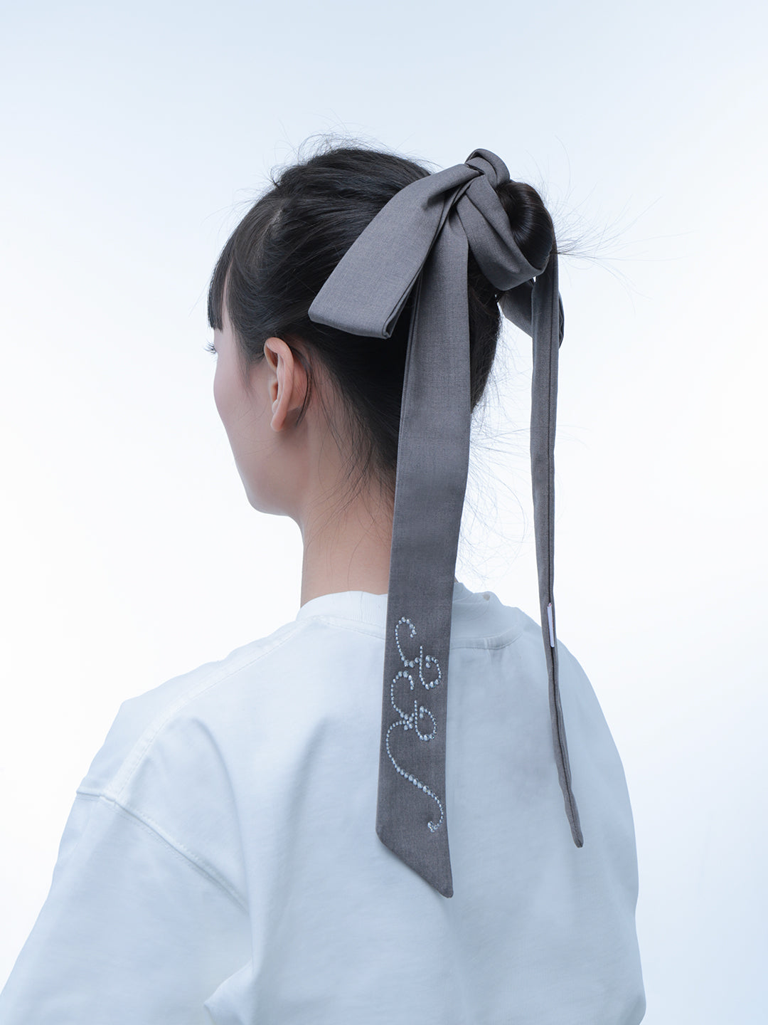 Rhinestone Ribbon&Scarf