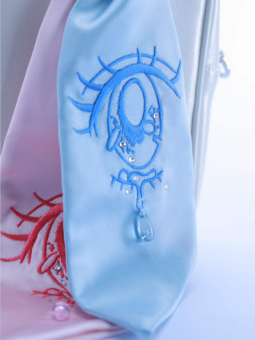 Don't Blink|Satin Scarf&Charm