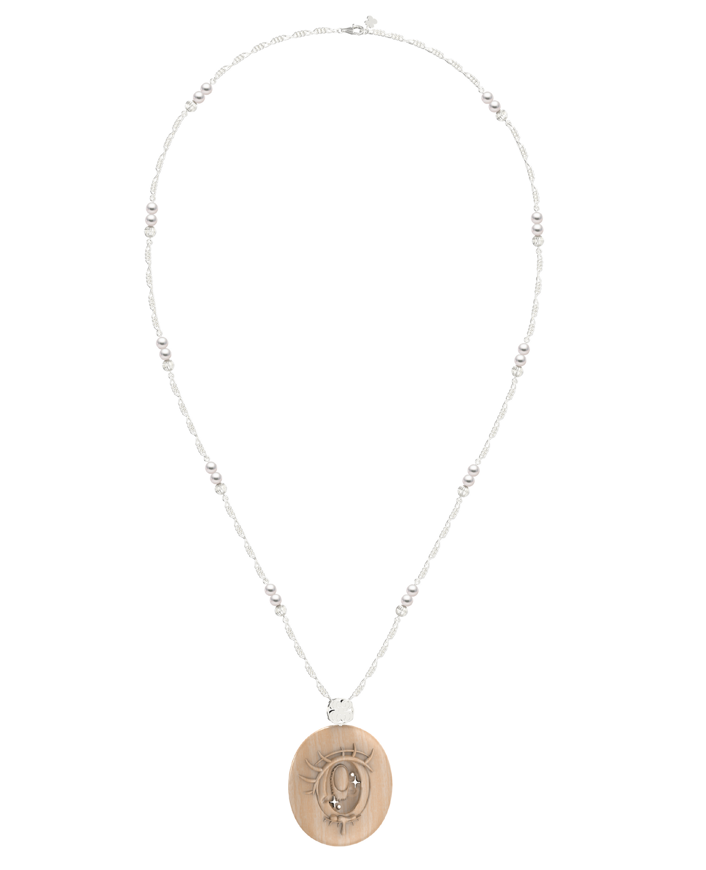 Don't Blink | Crystal Wood Long Necklace