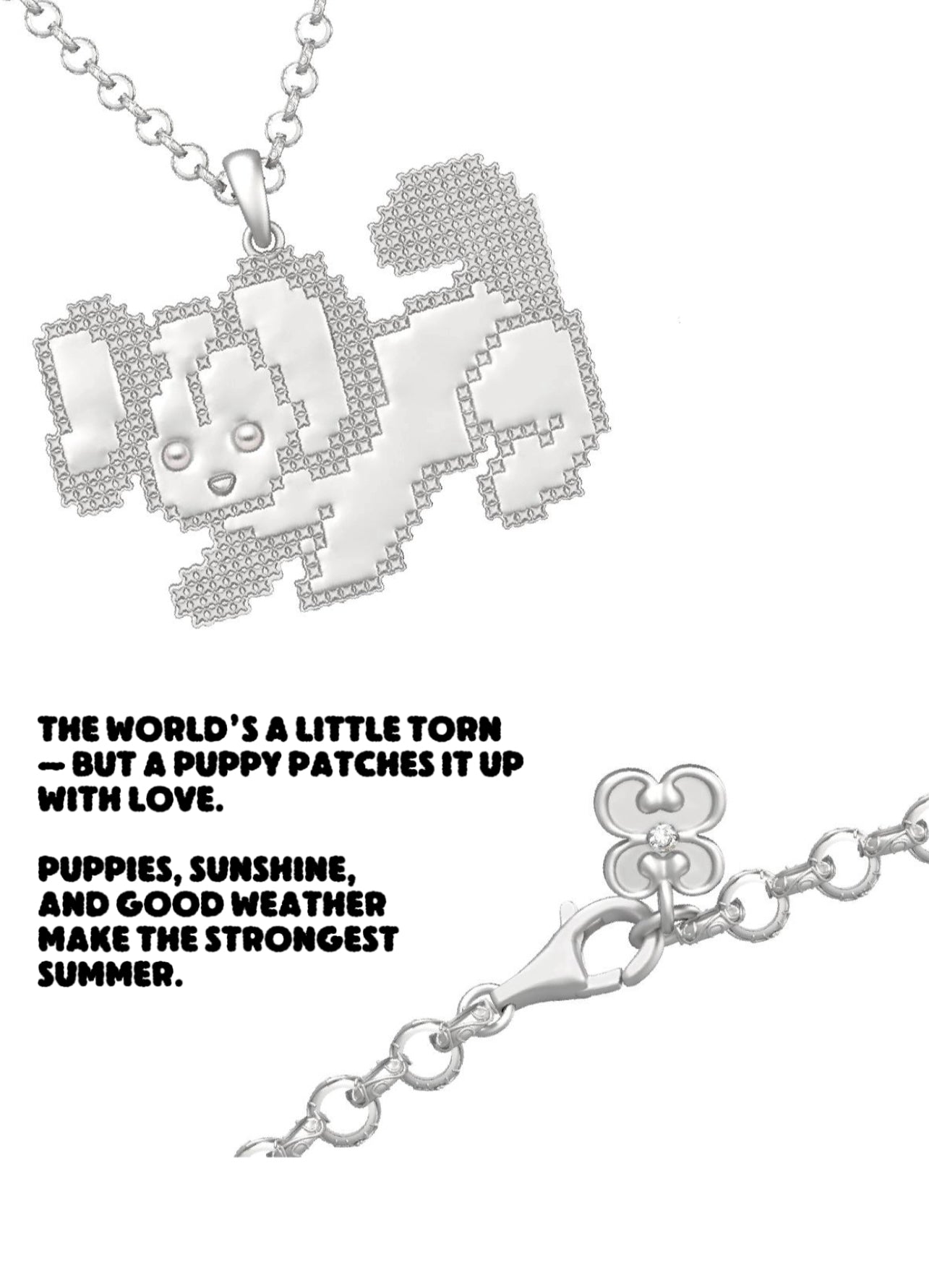 Puppy Club| Long Chain Necklace