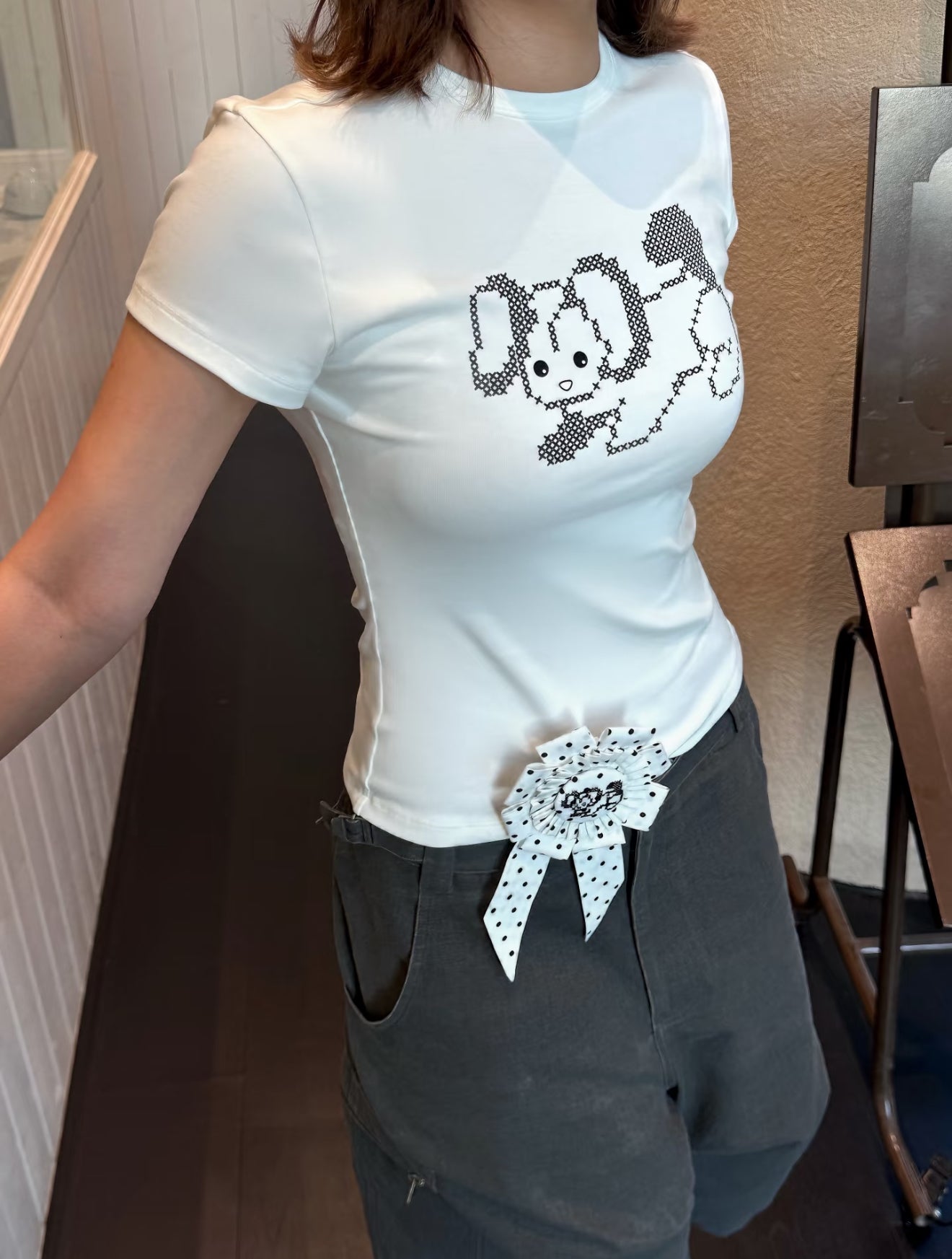 Puppy Club|Cotton Tshirt Top