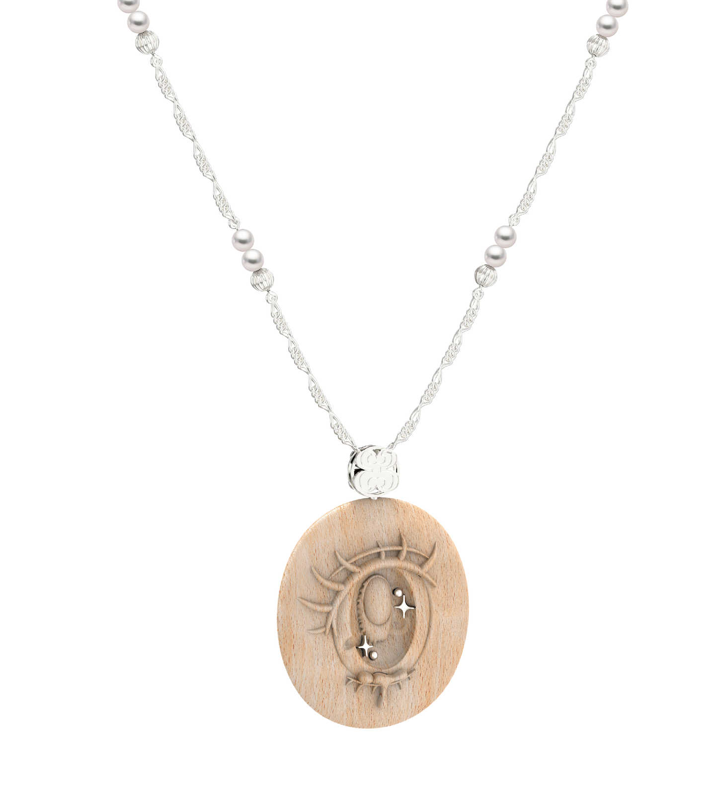 Don't Blink | Crystal Wood Long Necklace