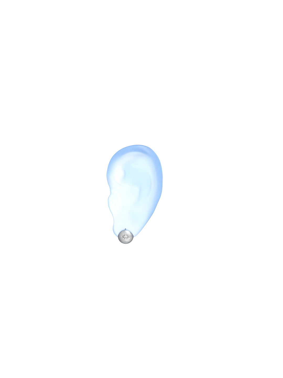 Luminis Veil | Iris Engraved Stud Earrings